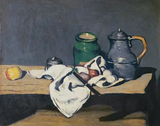 Stillleben mit einem Zinnkessel, 1869